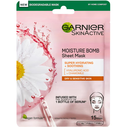 Garnier Moisture Bomb Super Hydrating Ansiktmask Torr Käns