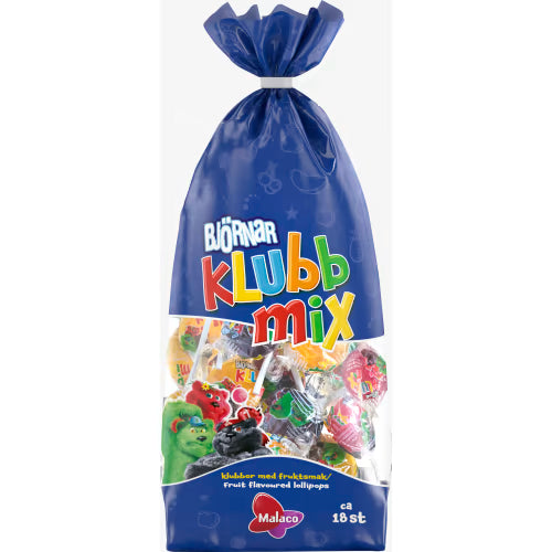 Malaco Björnar Klubbmix Klubbor