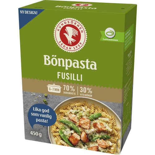Kungsörnen Fusilli Bönpasta 450g