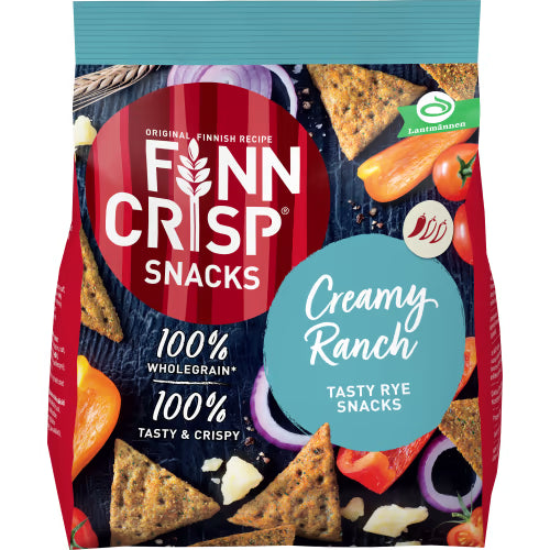 Finn crisp Creamy Ranch Rye Snacks 150g