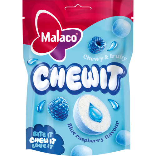 Malaco Blue Raspberry Chewit 115g