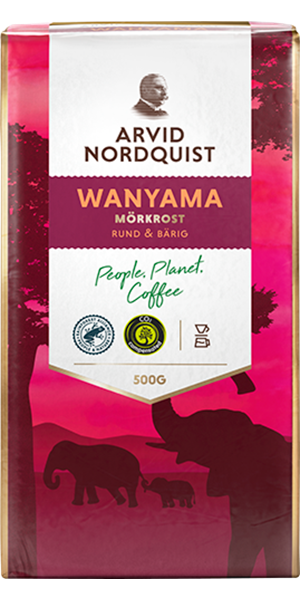 Arvid Nordquist Wanyama Mörkrost Bryggkaffe