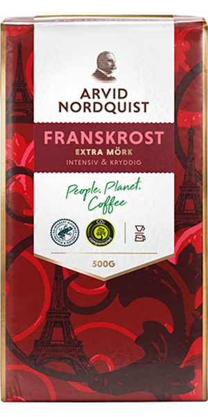 Arvid Nordquist Franskrost Extra Mörkrost Bryggkaffe