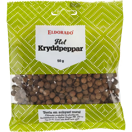 Eldorado Kryddpeppar Hel Påse 50g