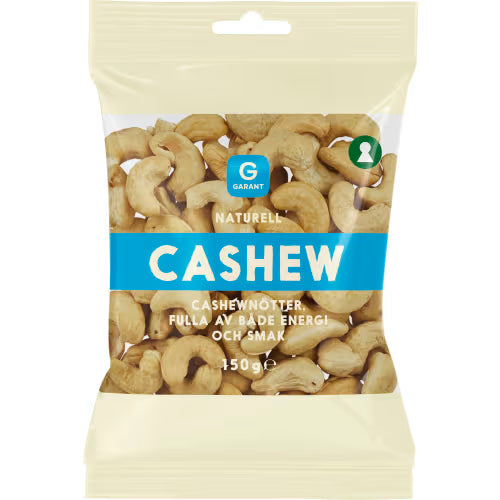 Garant Cashew Naturell 150g