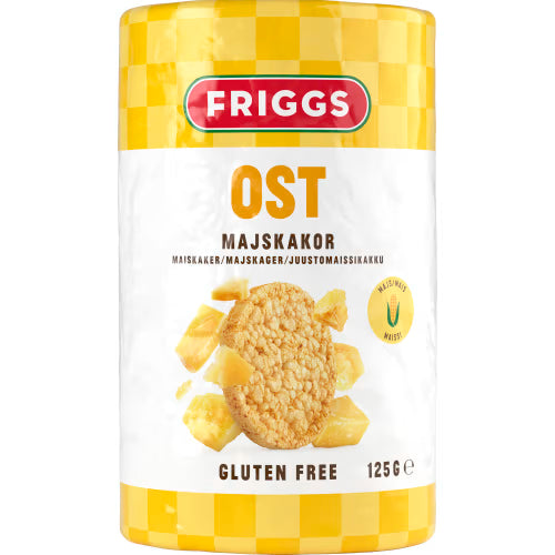 Friggs Ost Majskakor 125g