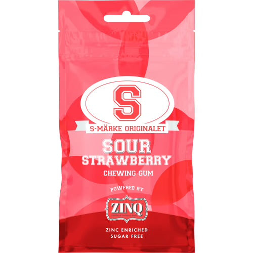 ZINQ Sour Strawberry Tuggummi