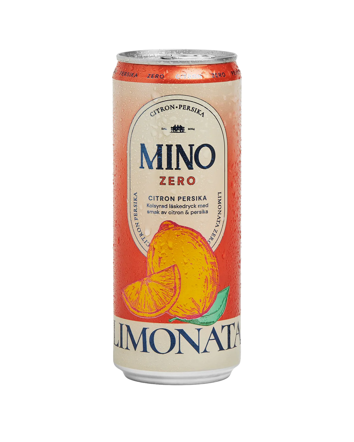 Mino Läsk Citron & Persika 33cl