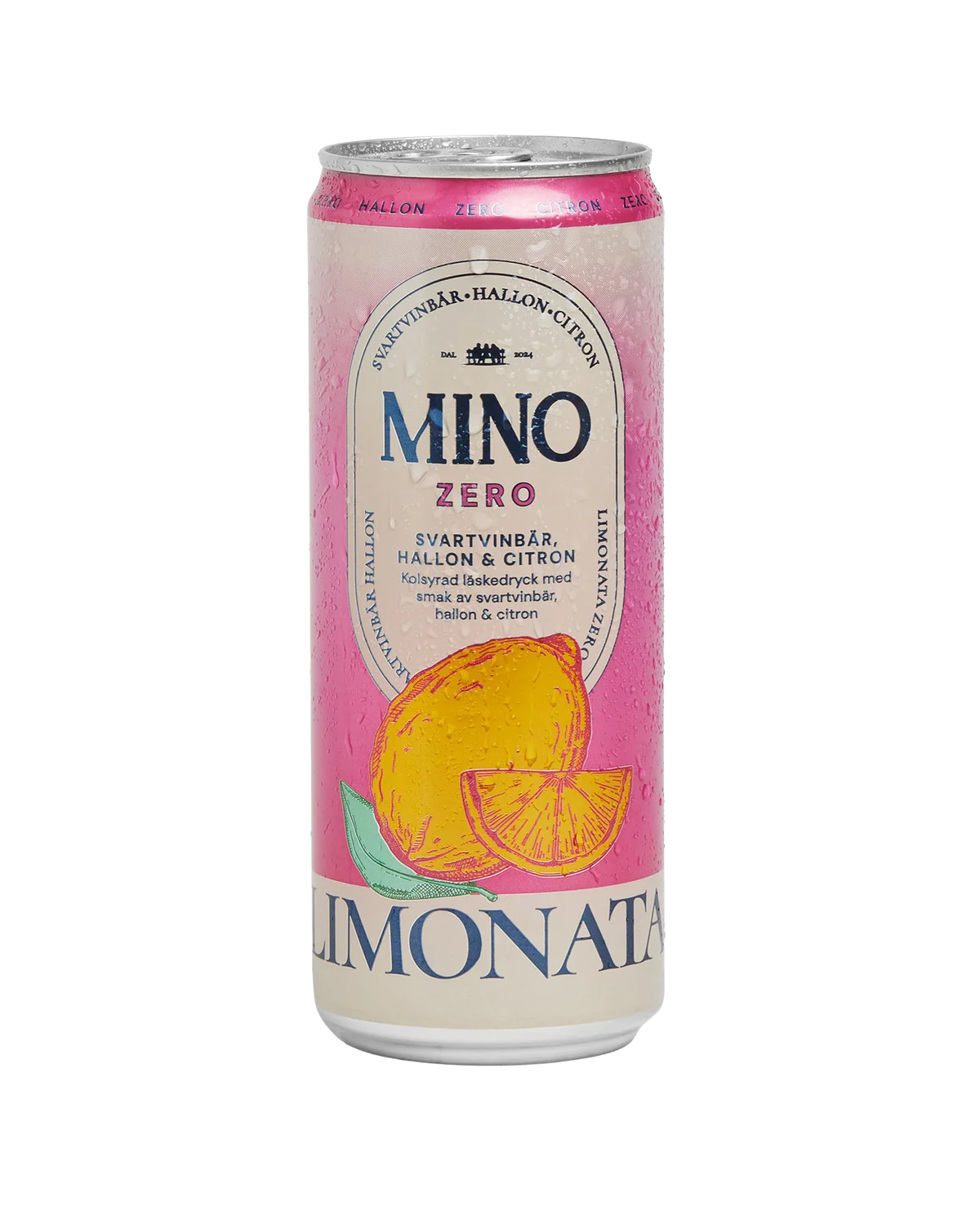 Mino Läsk Zero Svartvinbär, Hallon & Citron 33cl