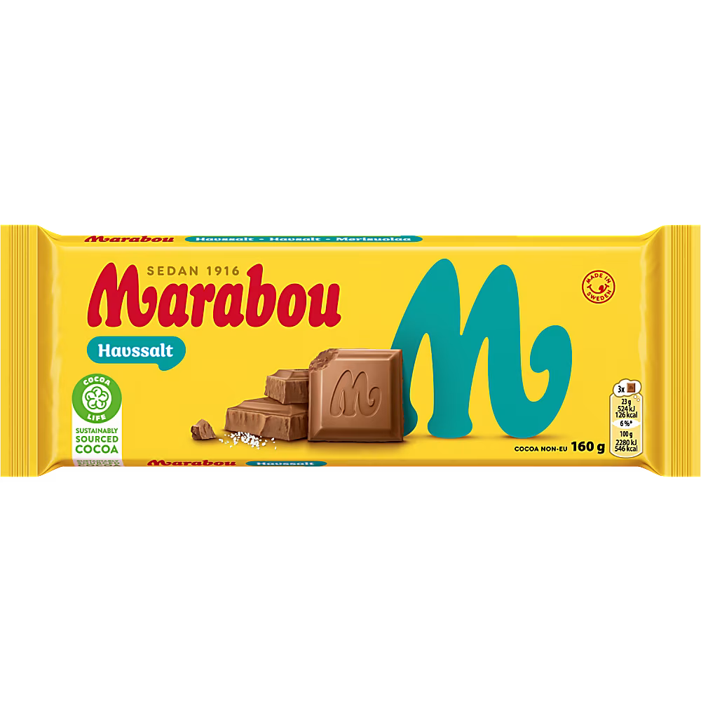 Marabou Havssalt 160g