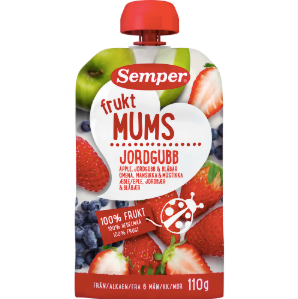 Fruktmums Jordgubb Från 6 Månader