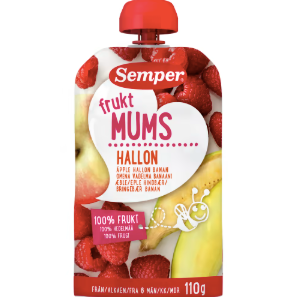 Fruktmums Hallon Från 6 Månader