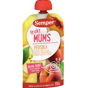 Fruktmums Persika Från 6 Månader