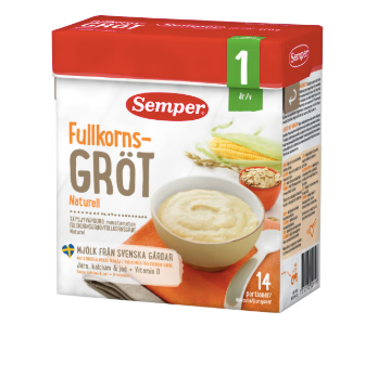 Fullkornsgröt Från 12 Månader