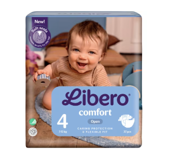 Libero Comfort 4 7-12kg Tejpblöjor