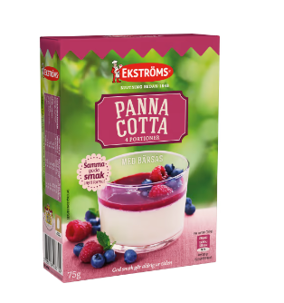 Ekströms Pannacotta med Bärsås