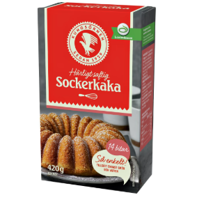 Kungsörnen Sockerkaka Kaffebrödsmix Lättbakat