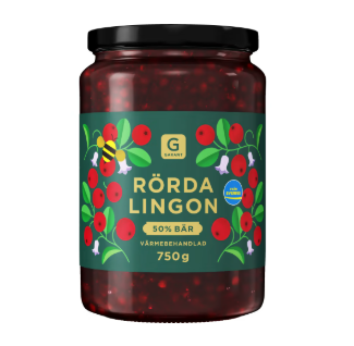 Garant Rörda Lingon 50% Bär 750g