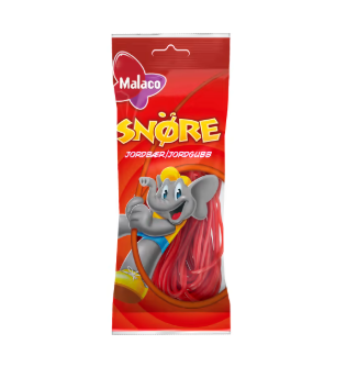 Malaco Jordgubbssnöre Påse