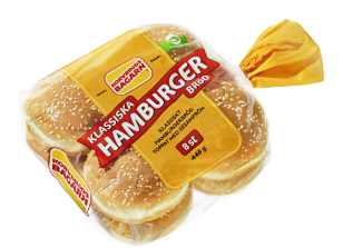 Korvbrödbagarn Hamburgerbröd 8-pack