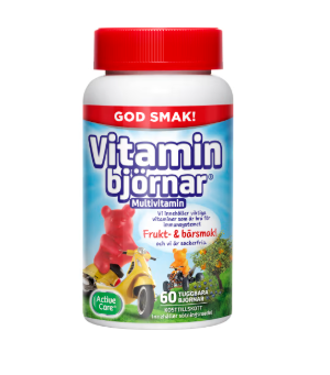 Active Care Vitaminbjörnar Multivitamin Tuggtabletter