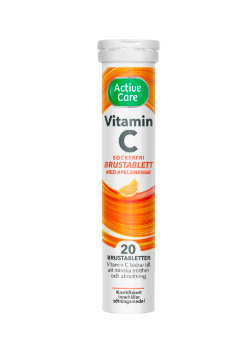 Active Care C-vitamin Apelsin Brustablett