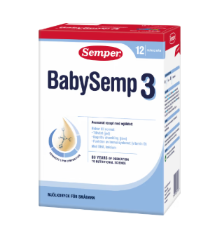 Semper Baby Semp 3 Mjölkdryck Från 12 Månader 800g/6l