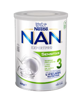 Nestlé Nan 3 Mjölkdryck Sensitive Från 12 Månader 800/7,4l