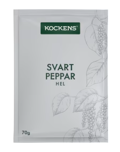Kockens Svartpeppar Hel Påse