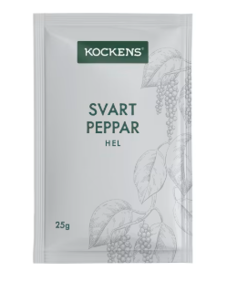 Kockens Svartpeppar Hel Påse