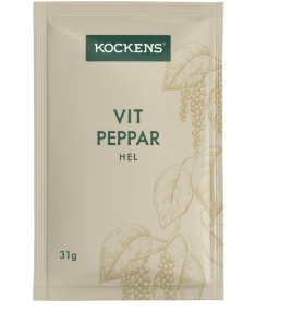 Kockens Vitpeppar Hel Påse