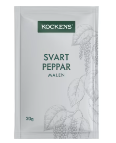 Kockens Svartpeppar Malen Påse