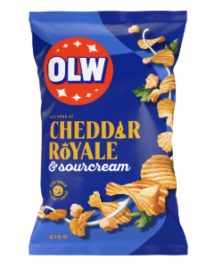 OLW Cheddar Royale & Sourcream Chips