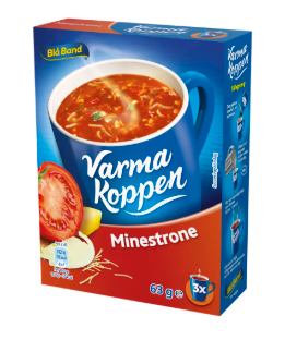 Blå Band Minestrone Varma Koppen Pulver/3 Port