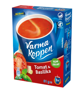 Blå Band Tomat Basilika Varma Koppen Soppa Pulver/3 Port