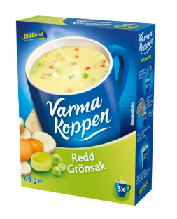 Blå Band Redd Grönsak Varma Koppen Pulver/3 Port