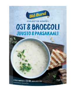 Blå Band Ost & Broccoli Soppa Pulver/3 Port