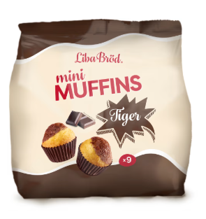 Liba Mini Muffins Tiger 128g