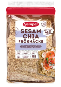 Semper Sesam Chia Fröknäcke Glutenfritt 170g