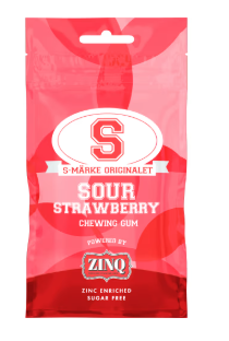 ZINQ Sour Strawberr Tuggummi
