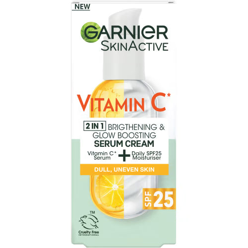 Garnier Vitamin C Brightening Serum Cream Spf 25