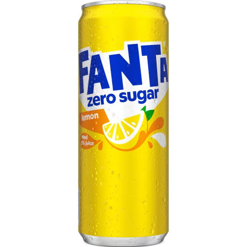 Fanta Lemon Zero Läsk Burk 33cl