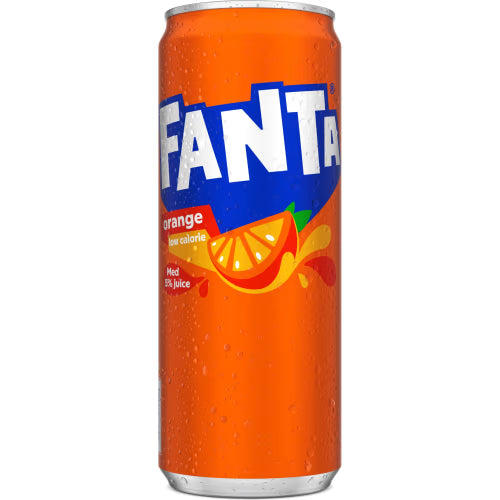 Orange Fanta Läsk Burk 33cl