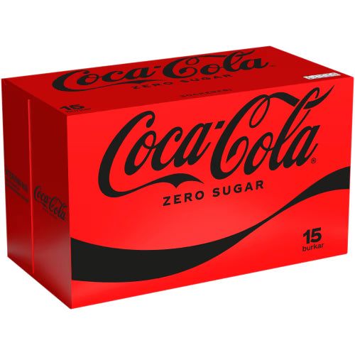 Coca-cola Zero Läsk Burk 15p/33cl