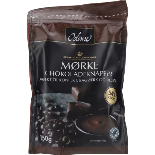 Odense Chokladknappar Mörka 150g