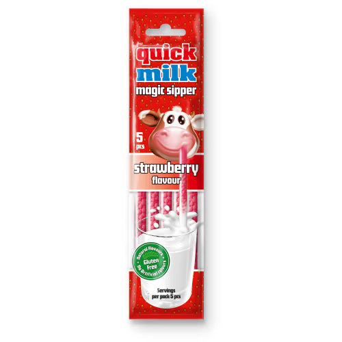 Quick Milk Magic Sipper Jordgubb 5p