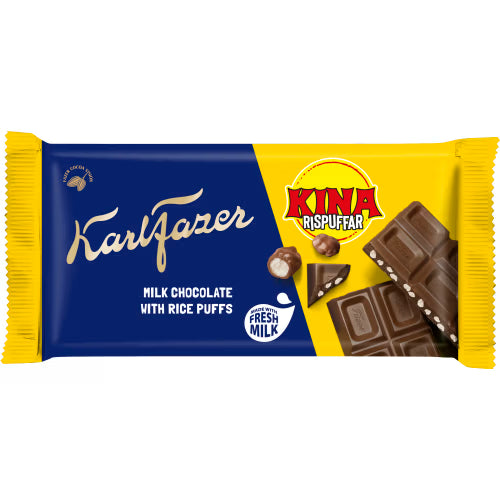 Fazer Kina Rispuffar Karl Fazer Chokladkaka 125g