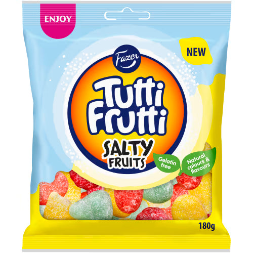 Fazer Salty Fruits Tutti Frutti 180g