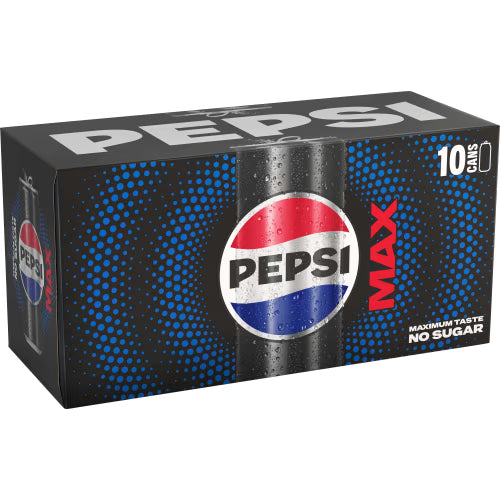 Pepsi Max Läsk Burk 10p/33cl