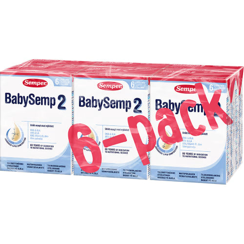 Semper Baby Semp 2 Tillskottsnäring Från 6 Månader 1,2l